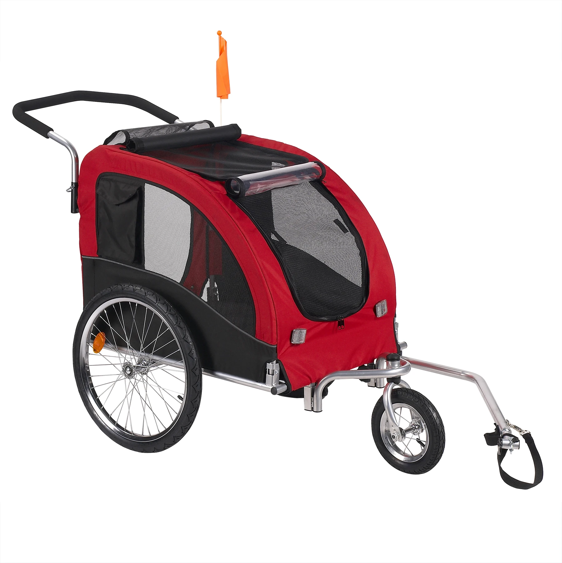 Kids Bicycle Trailer BikeTrailer Stroller Foldable kids twin bicycle bike trailer