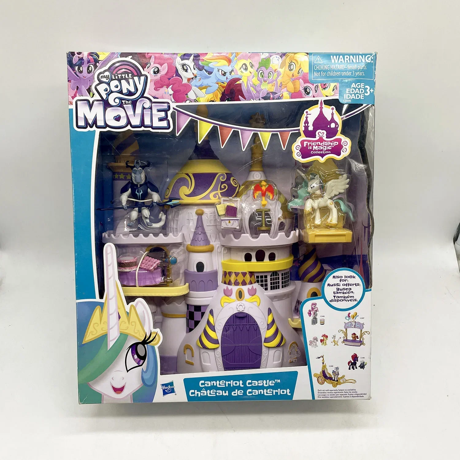 Hasbro My Little Pony The Movie Friendship Is Magic Canterlot Castle Storm King C0686 Doll Gifts Toy Model Anime Figures Collect