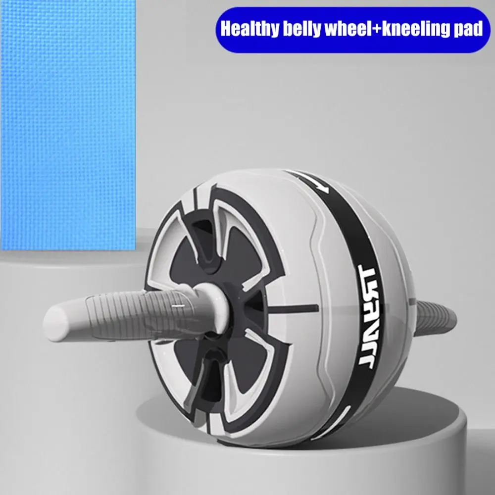 Anti-Slip Abdominal Roller No Noise Wear-Resistant Core Strength Roller Heavy Duty Dual Spring Assist Auto-Return Roller