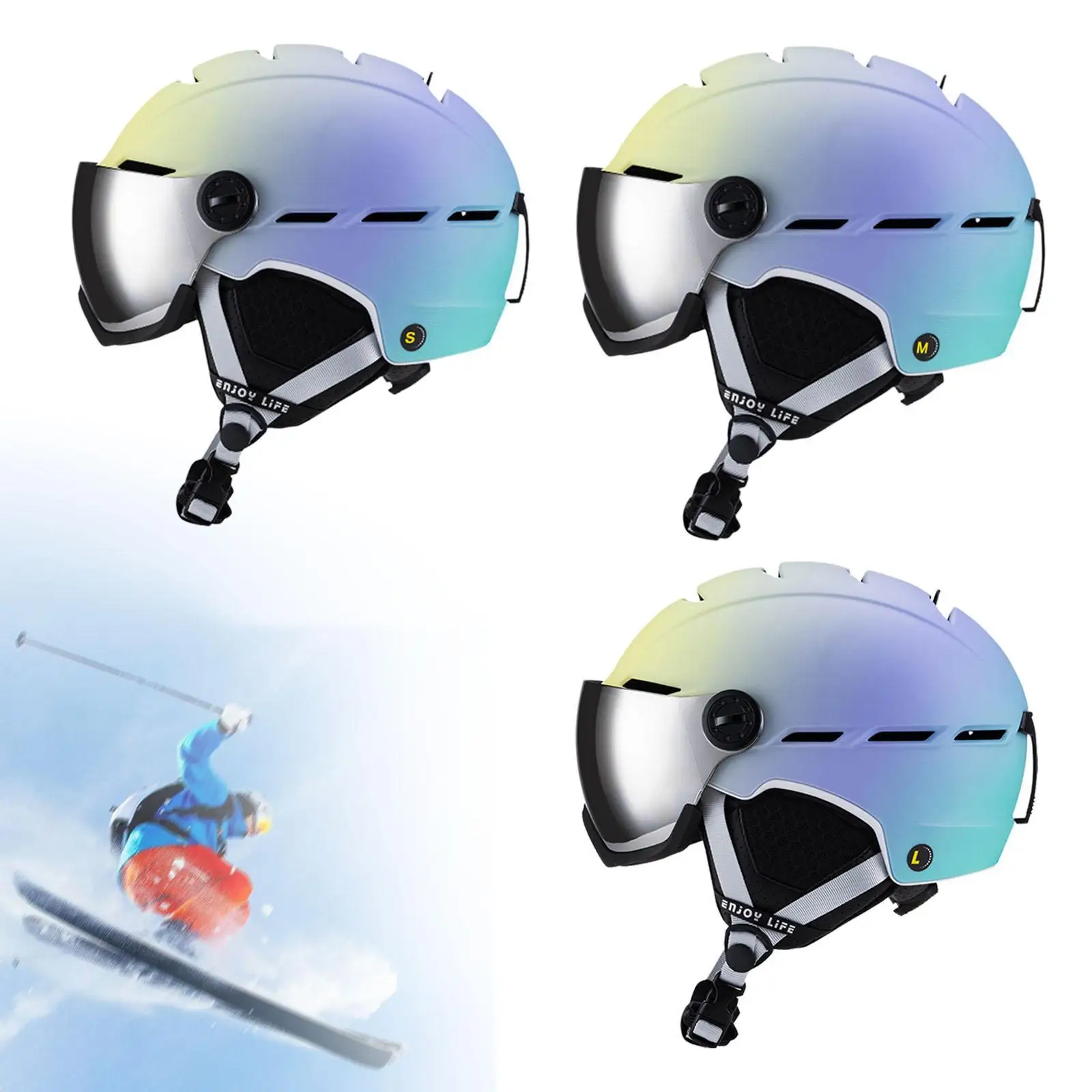 Ski Helmet Impact Resistance Better Cushioning Snowboard Helmet Snowboarding