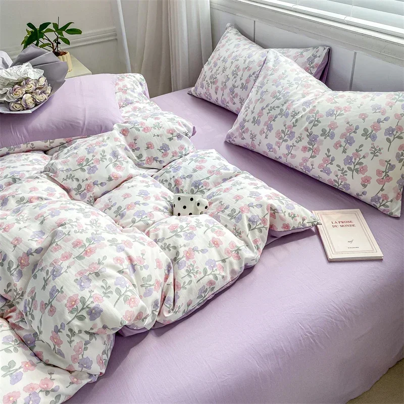 4-piece bedding set comforter set Soft and comfortable  for be suited to four seasons Suitable for the room dormitory