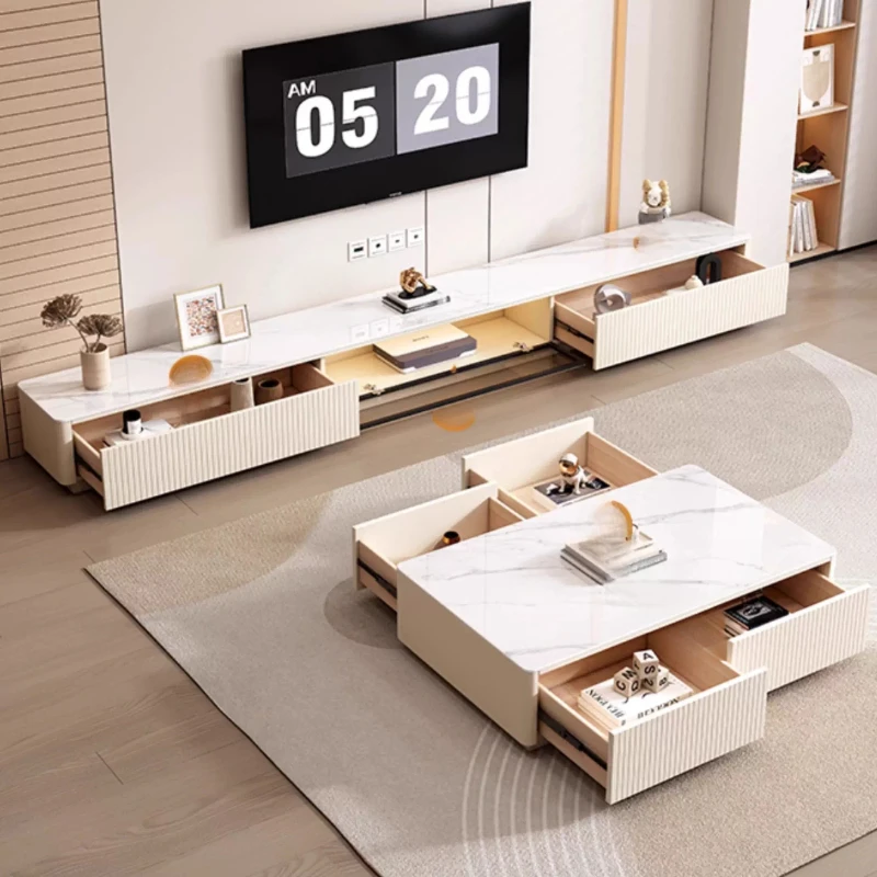 مكبر صوت خشبي حامل تلفاز وحدة تحكم ترفيهية جدار غرفة المعيشة طاولة تلفاز أفلام جمالية Suporte Para Tv أثاث على الطراز الصيني #2