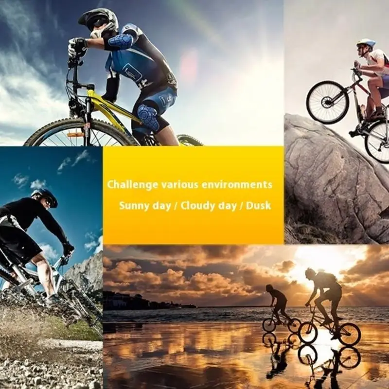 

547B Photochromic Cycling Eyewear Auto Adjusting Lens Anti Impact Frame Ergonomic Fit for Day Night Motorcycle Bike Use