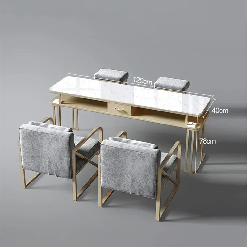 

Salon Furniture for Beauty Salon Nail Dust Collector Pedicure Chairs Nails Supplies Equipment Decoration Trend 2024 Tables Desk