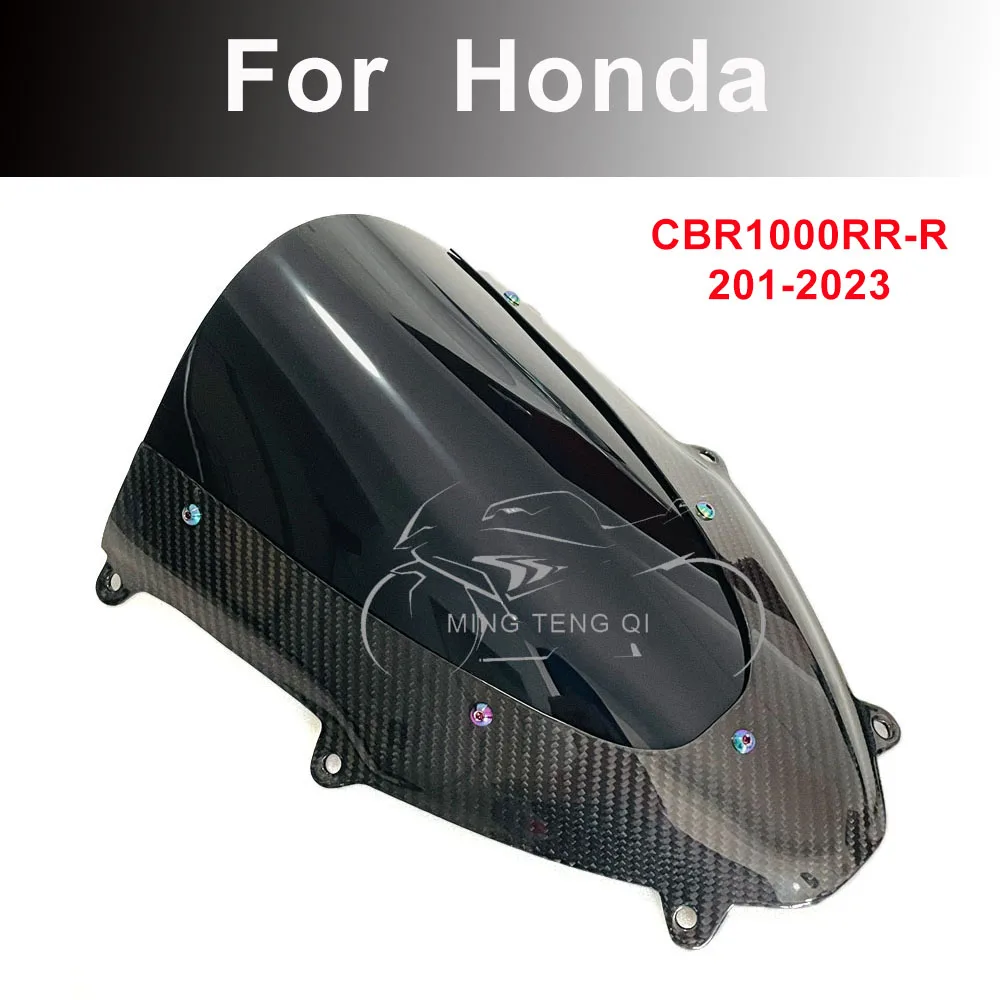 For Honda CBR1000R CBR1000RR CBR1000R/RR 2019-2023 Carbon Fiber Motorcycle Front Windshield Wind deflector Accessories