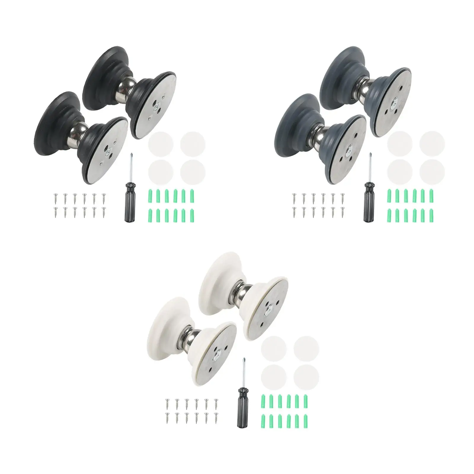 2 Pieces RV Door Stopper Wall Floor Mounting Sturdy Door Holder for Motorhome