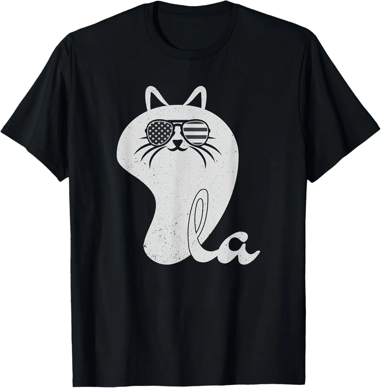 Funny Cat Comma La Kamala Harris For President 2024 Election T-Shirt