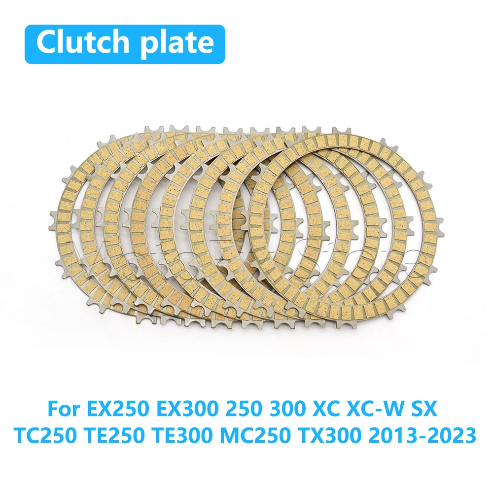 

For KTM 250 300 EXC SX XC XC-W Clutch Plate Friction Disc Kit For HUSQVARNA TC250 TX300 TE 250 300 For GASGAS EC EX MC 250 300