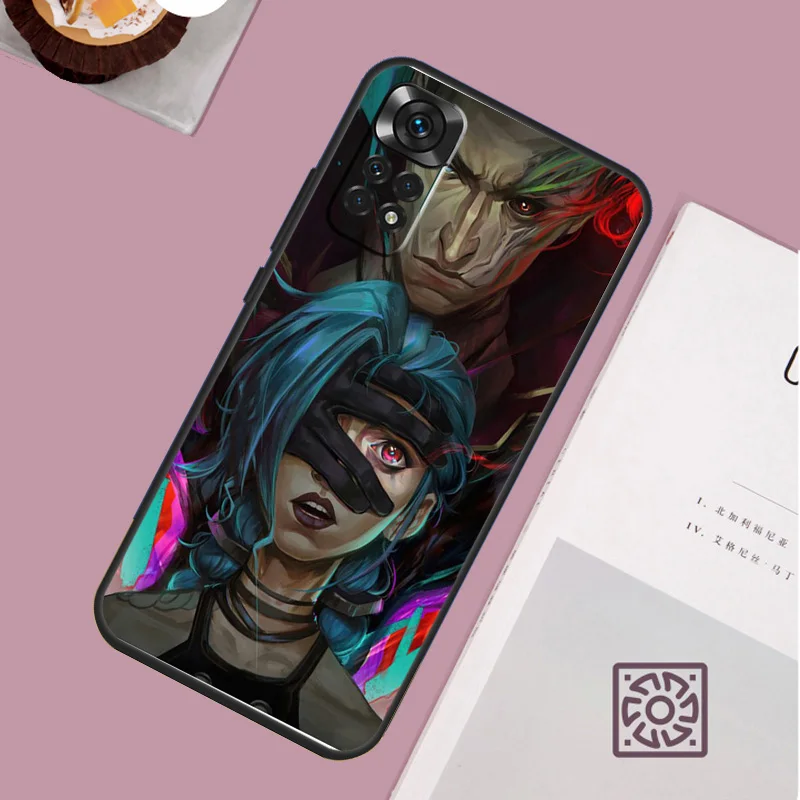 Redmi Note 12 10 9 8 11 13 Pro 9S 10S 11S 12S 휴대폰 커버, Redmi 12C 9C 10C 13C 용 아케인 케이스