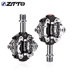 ZTTO MTB Mountain Bike Safest Clipless Pedal Self Locking XC with Cleats Click Compatible with M8000 EH500 Sealed Bearing