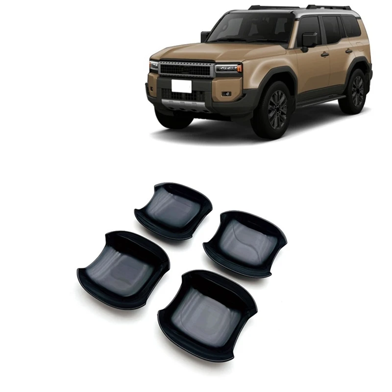 Car Exterior Door Handle Bowl Cover Trim For Toyota Land Cruiser 250 Prado LC250 2024 Accessories