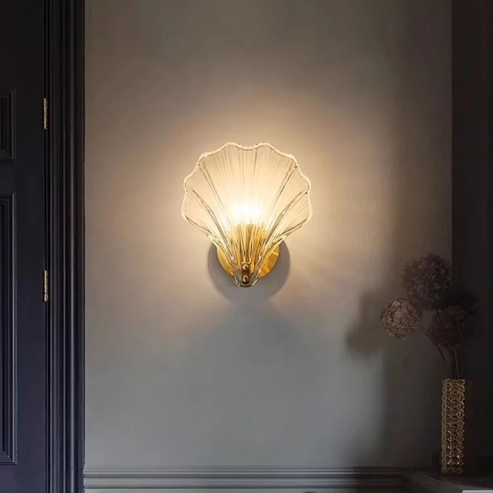 

Minimalist Modern Brass Wall Lamp,Luxury Creative Style,Brass & Metal,for Living Room Bedroom Hallway Stair Bedside, Decor Light