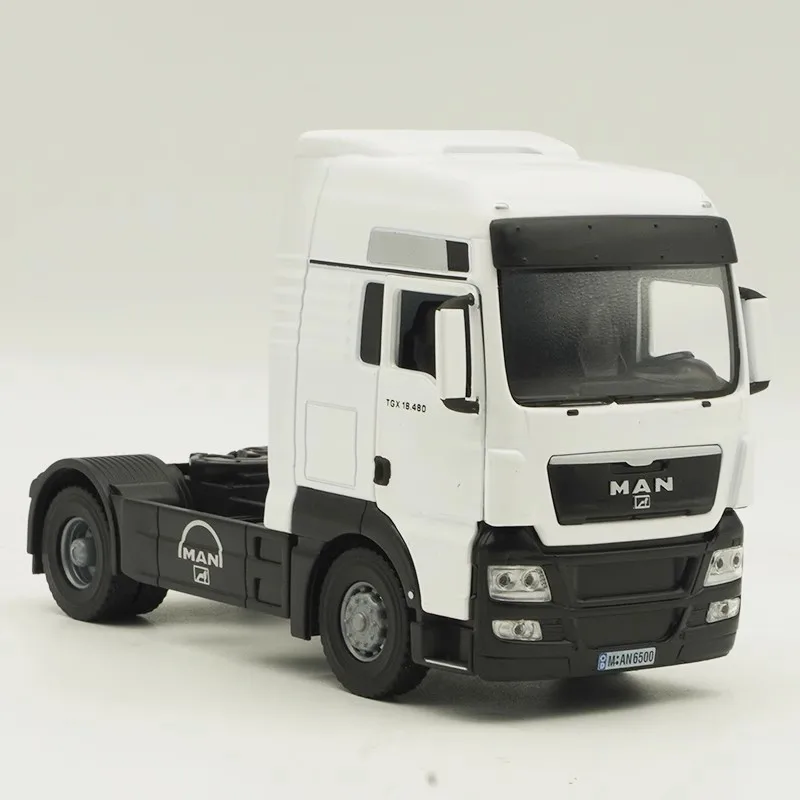 1:43 MAN TGX Trailer Semi Trailer Truck Alloy Car Diecasts & Toy Vehicles Car Model Miniature Scale Model Car For Children