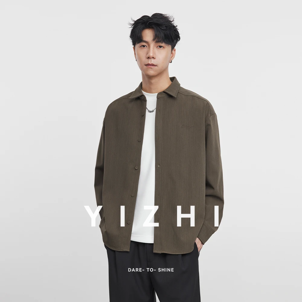 

Fashion Men's Long Sleeve Shirt 2025 Spring and Autumn New Thin Jacket Men's Cardigan Casual Shirt Top Men's Jacket