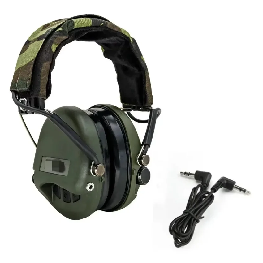 TCIHEADSET Tactical Airsoft SORDINIPSC Hoofdtelefoon Jacht Elektronische Gehoorbescherming Ruisonderdrukking Schieten Tactische Headset