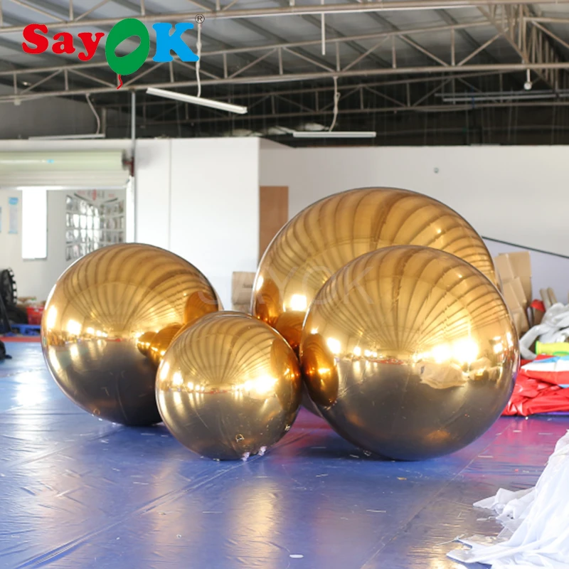 Inflatable Mirror Ball Inflatable Mirror Spheres Mirror Balloon For Party Show Advertising Shopping Mall Decoration