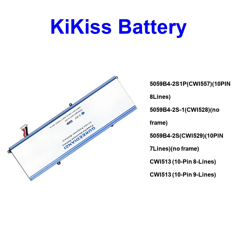 

Аккумулятор 5059B4-2S-1Cwi528no Frame For Chuwi Freebook Gemibook Herobook 13 13.5 14 Laptop Pro