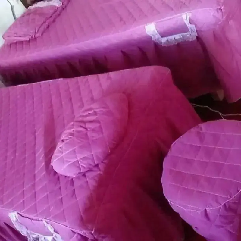 

Luxury Beauty Bedspread 4pcs Set quilt Cover Pillowcases for Beauty Salons Physical Therapy Body Massage Barbershop