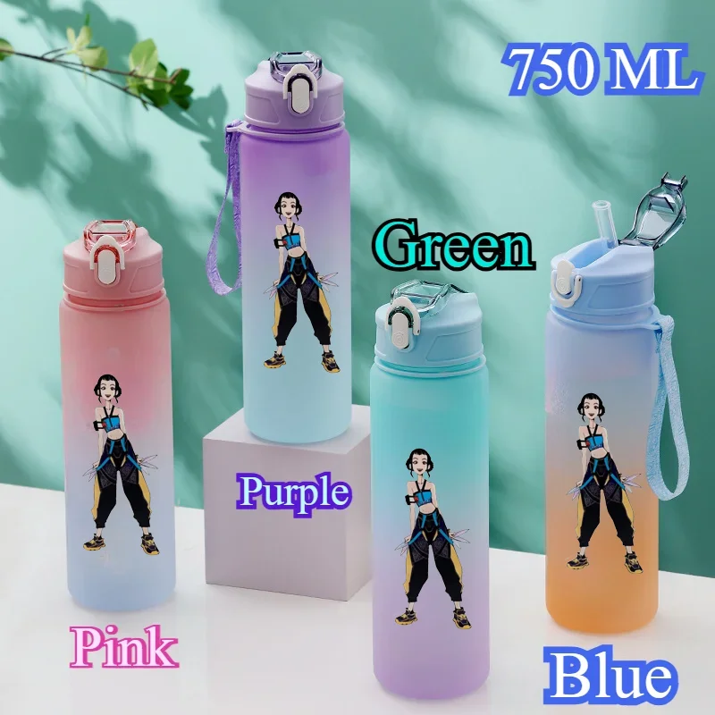 KPop Охотники на демонов для девочек Бутылка для воды Аниме DIY Персонажи с принтом Индивидуальные портативные чашки KPop Fantasy 2025 Новые подарки