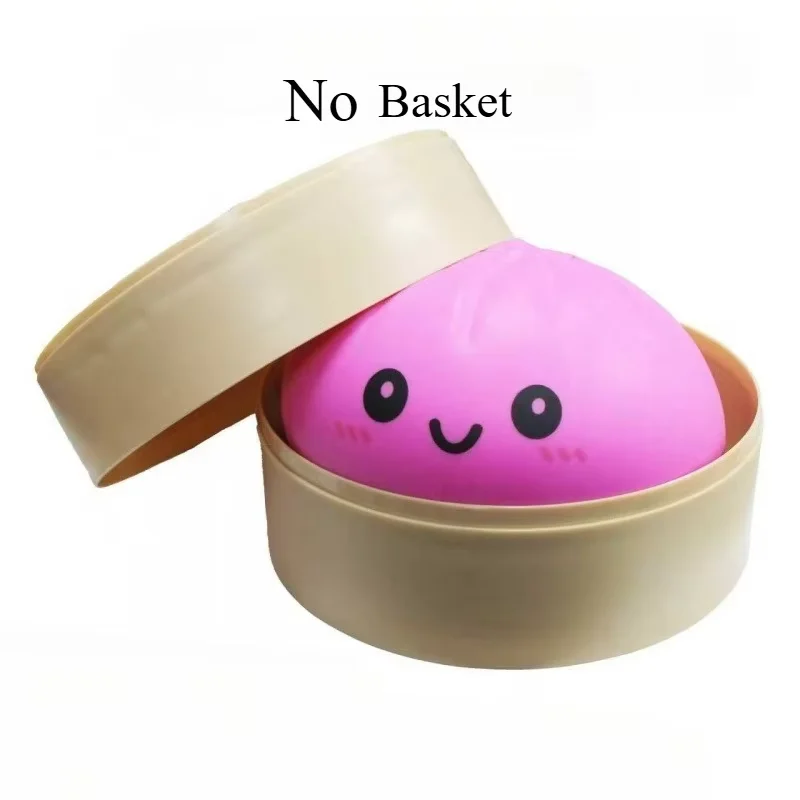15cm Bunte Dumpling-Squishies Stressbälle Wiederverwendbare Niedrig-Rückprall-Dekompressionsbälle Einzigartige Heimdekoration Geburtstagsgeschenk