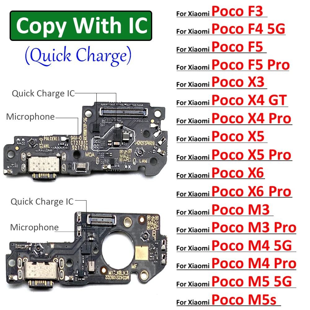 New Dock Connector USB Charger Charging Port Flex Cable Board For Motorola Moto F3 F4 F5 X3 X4 X5 X6 M3 M4 M5 M5s Pro 4G 5G GT