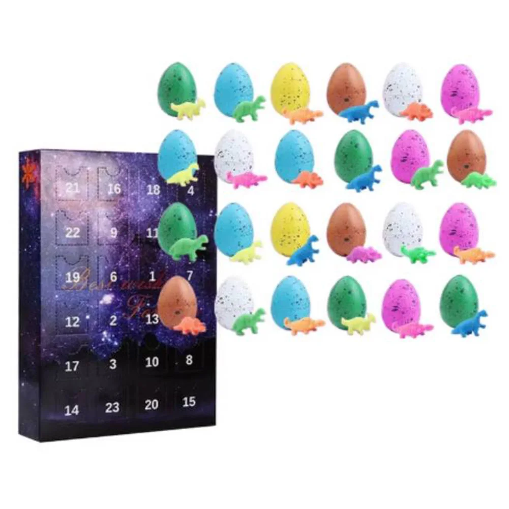 2024 New Advent Calendar Dinosaur Eggs Surprise Toys 24 Days Christmas Countdown Calendar Xmas Gifts for Boys Girls Toddlers