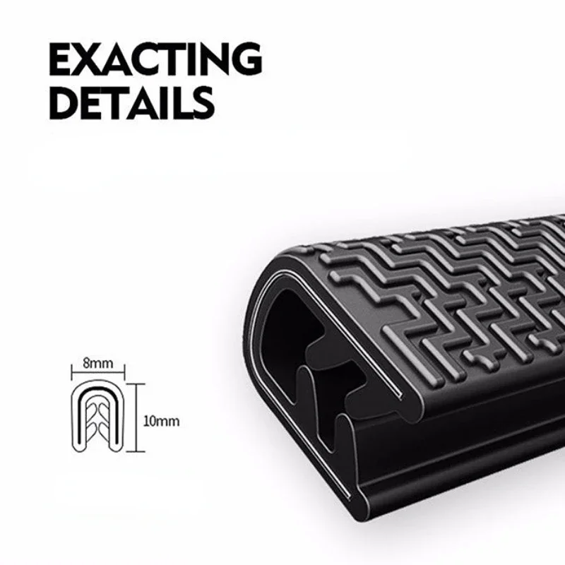 شرائط مطاطية لحافة باب السيارة ، واقي للخدش ، مضاد للحماية ، ملصق ، 5 أمتار لكل مجموعة #2