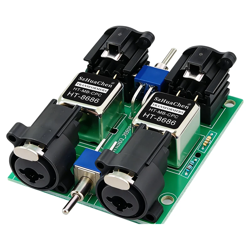 2-Wege-Audio-Isolator Audio-Stromrauschunterdrücker XLR 6,5 Lotus Isolator Mixer Live-Übertragung – Detail 1