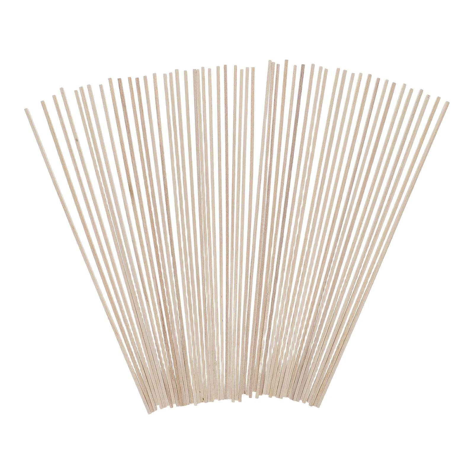 

50 шт. квадратных деревянных шпилек 300x3 мм, натуральные деревянные палочки для поделок, DIY, легко резать, покрывать песком и краской, для творческих проектов и рукоделия