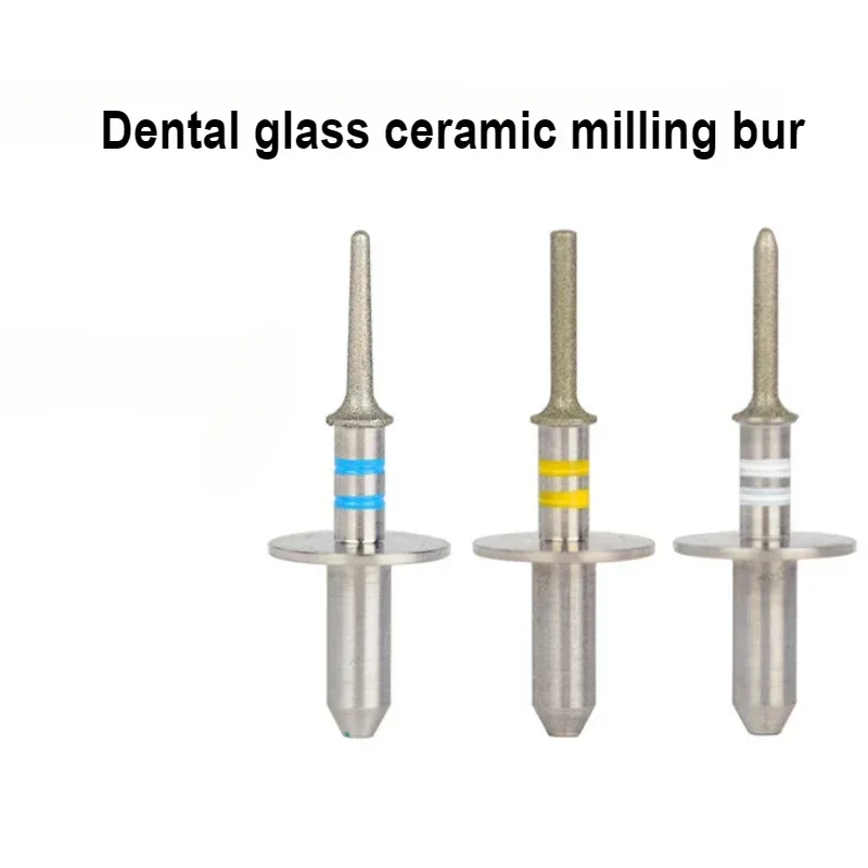 Dental Laboratory Equipment Glass Ceramic Lathe Bur Milling Cutter Stainless Steel Cemented Carbide Shank Diameter Dentist Tools