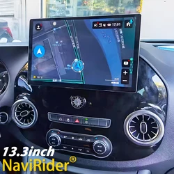 13.3Inch Android 13 Screen For Mercedes Benz Vito 116 W447 2016 Stereo GPS Carplay Navigation Car Radio Multimedia Video Player