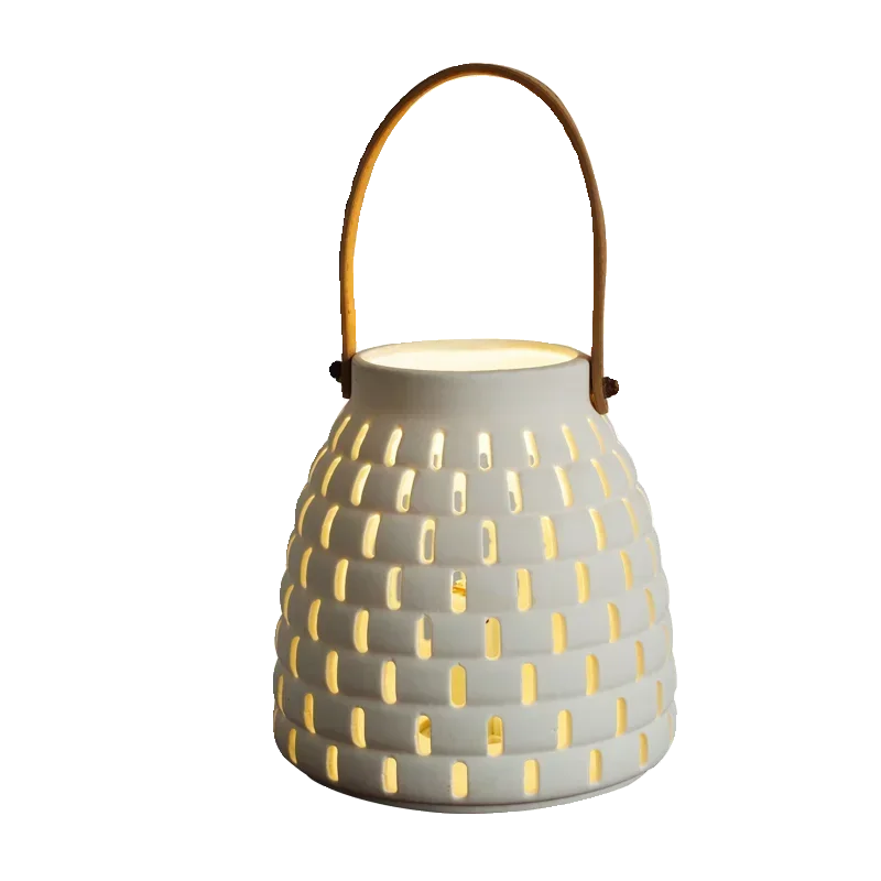 Nordic romance export European minimalist designer ceramic hollow portable lighting decoration home party wind lampторшер 플로어 램프