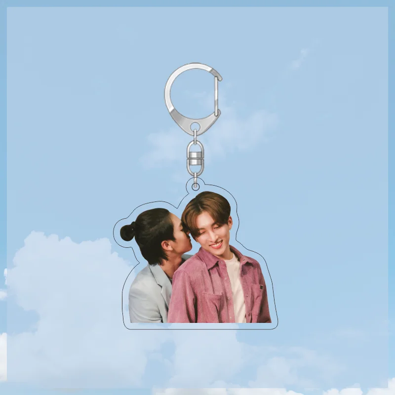 New Thai drama Love In The Air Fort Peat Boss noeul Keychain Cute Acrylic Pendant Key Holder Bags Bossnoeul FortPeat keychain