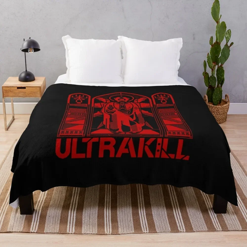 Ultrakill v2 - Gabriel Ultrakill Throw Blanket Beautifuls Extra Large Throw Blankets