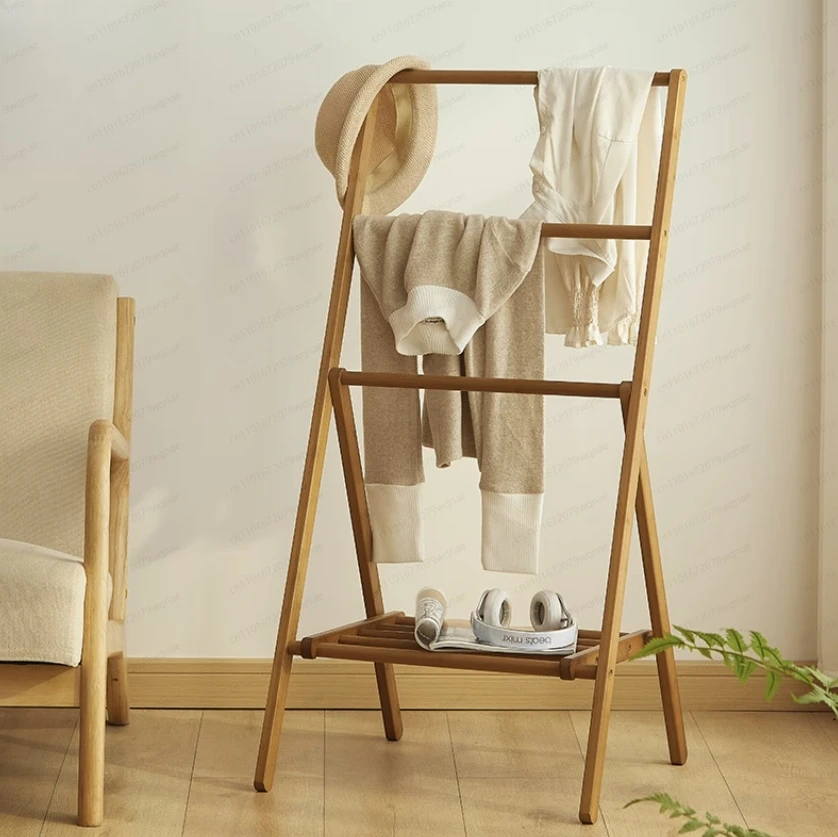 

Вешалка для одежды в спальне рядом с кроватью, напольная складная вешалка для одежды и полотенец для ванной комнаты, компактный артефакт