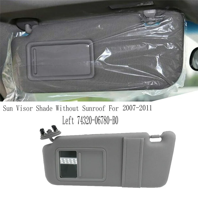 

Car Sun Visor Shade Without Sunroof For Toyota Camry 2007-2011