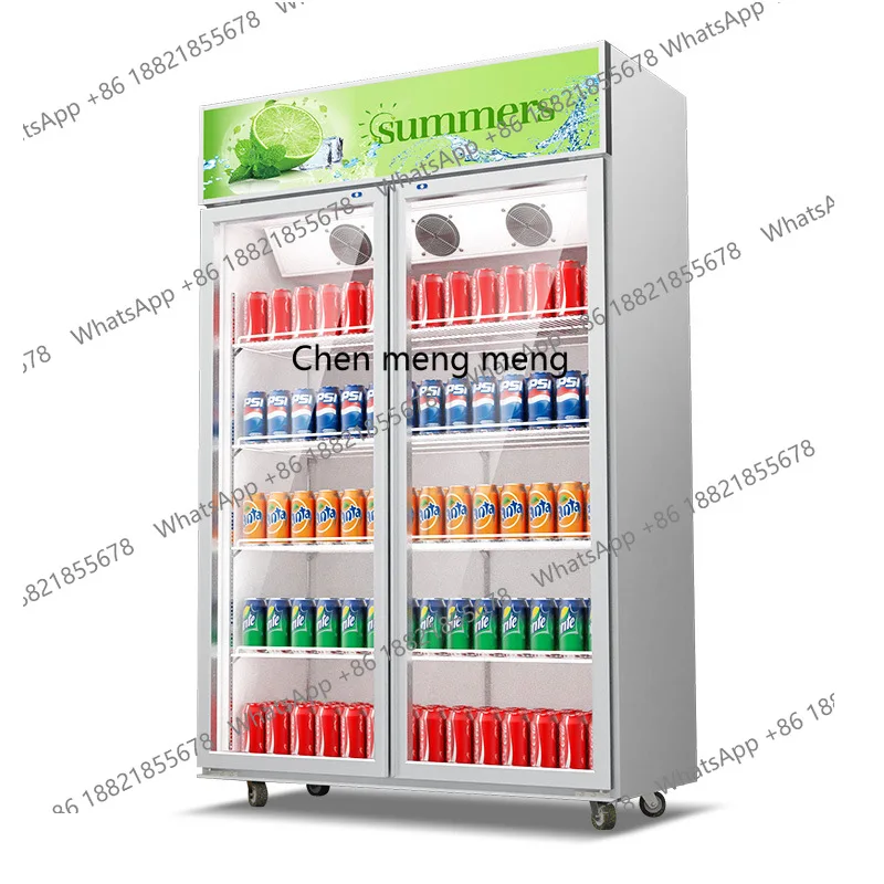 

Commercial refrigeration display fresh-keeping refrigerator vertical freezer direct cooling beer beverage cabinet
