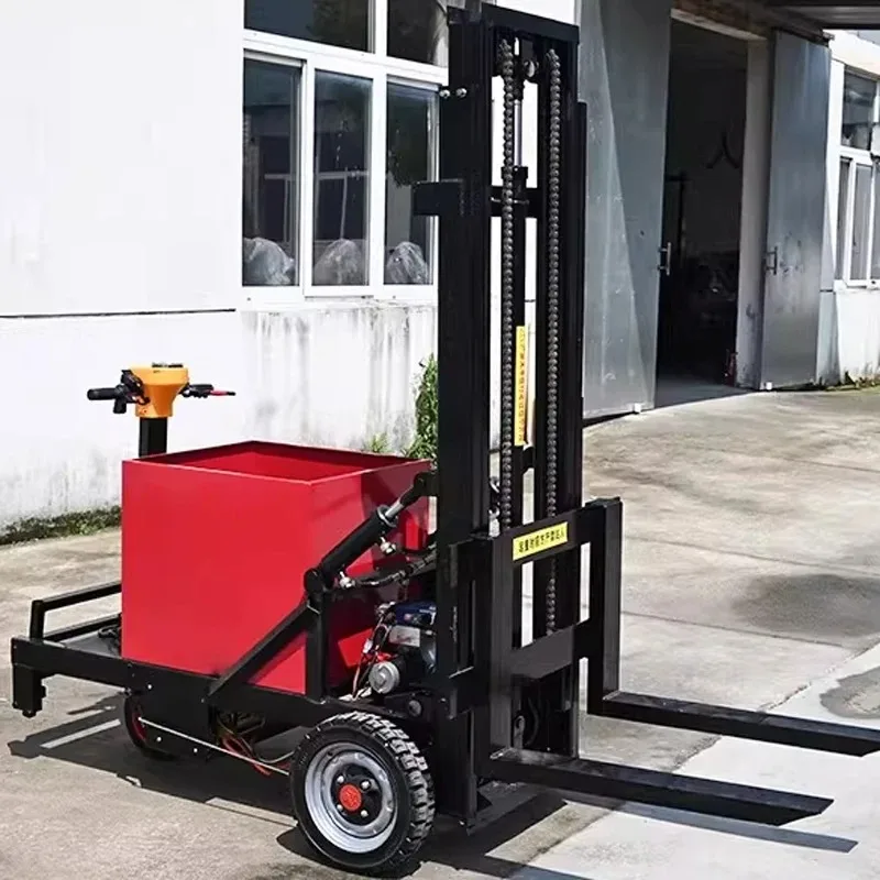 

Upright Electric Forklift, Small and Simple Stacker Crane, Hydraulic Lift, Suitable for Garage and Room Handling and(Customized)