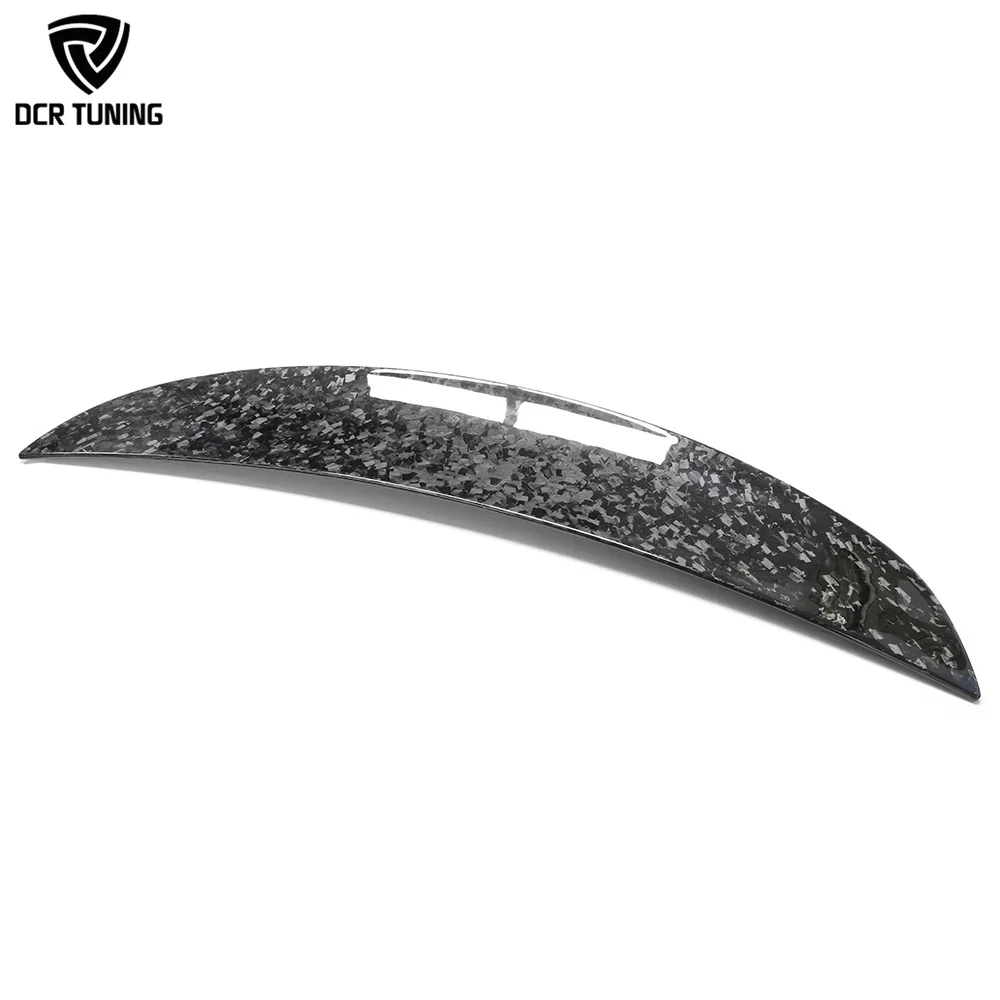 MODEL X Forged Carbon Fiber Rear Spoiler for Tesla MODEL X Dry Carbon Back Trunk Lip Wing Exterior Boot Overlayer Manufacturer