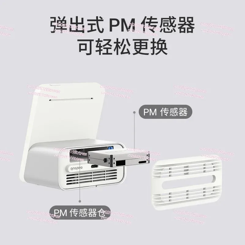 2nd Generation Air Quality Monitor, 7-in-1 PM2.5 PM10 CO2 Noise Haze Temperature Humidity Detector for Home Office