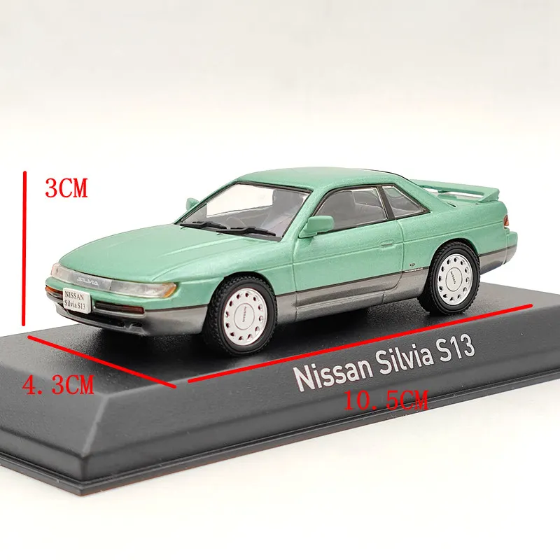 Norev 1/43 Silvia S13 1988 metallic Diecast Models Car Toys Collection Gifts Light Green