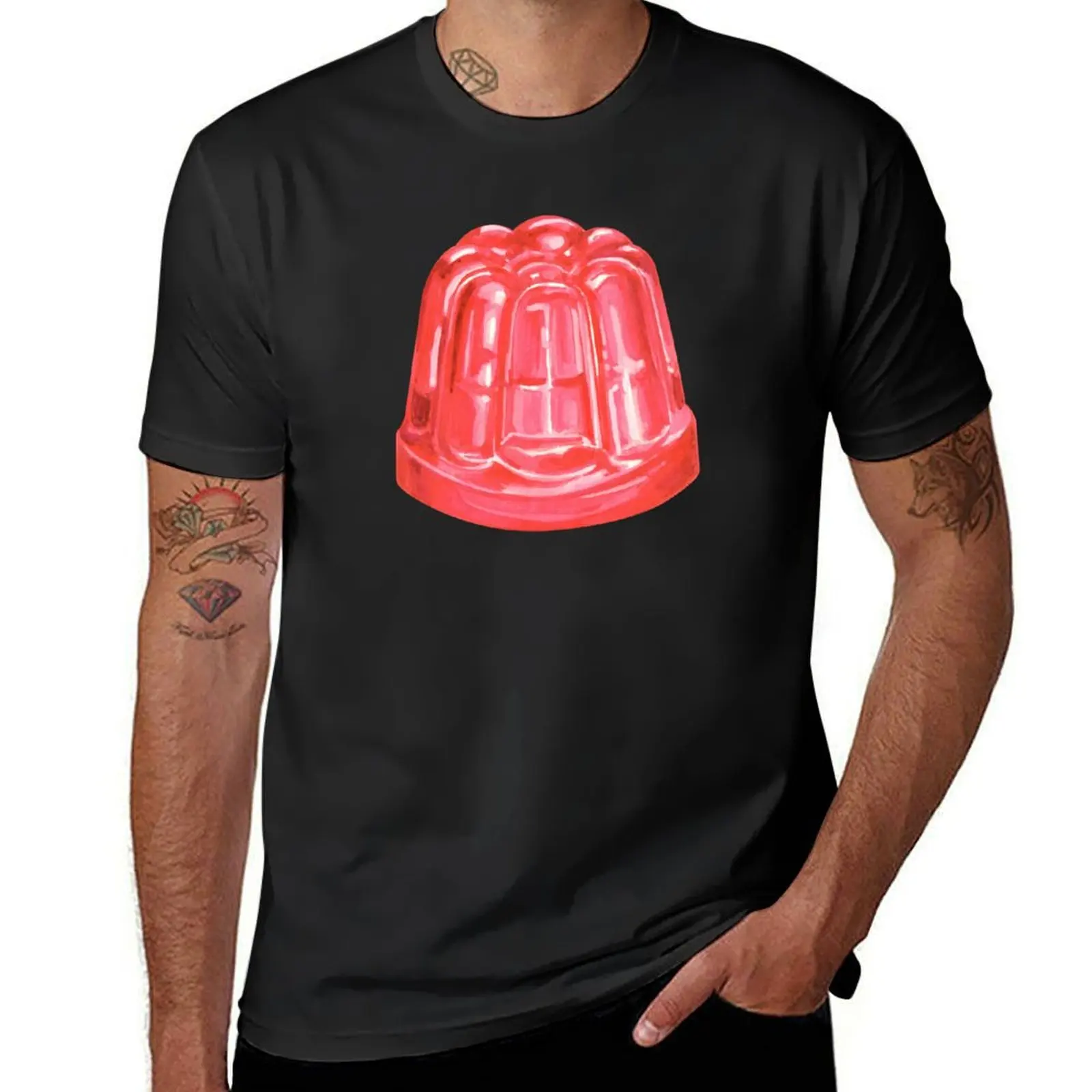 Pink Jello Pattern - Pink T-Shirt graphics plus sizes plain black t shirts men