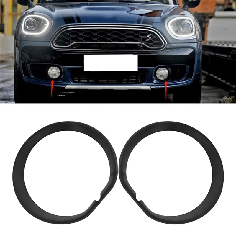 

Front Bumper Fog Light Trim Ring For Mini Cooper Countryman 2017-2020- LH& RH Sides 51117405385 51117405386