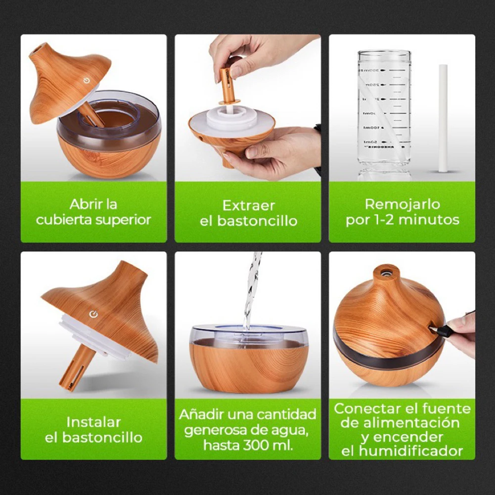 300ml Diffuser Air Fresheners Home Ambiance Versatile Aroma Diffusion Calming Atmosphere Creation Continuous Aroma Stream