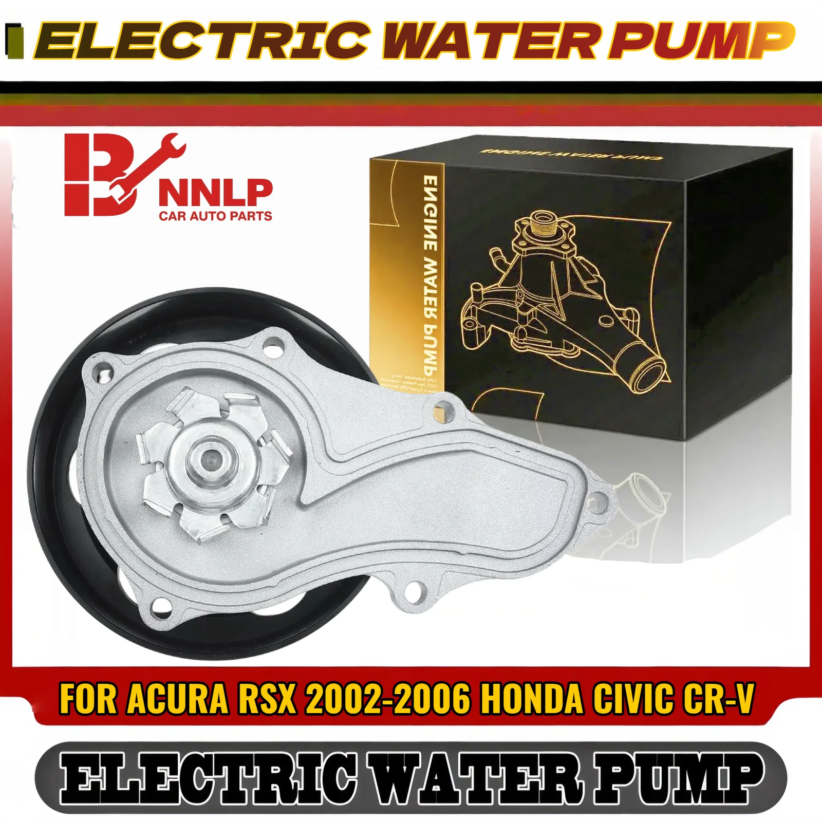 

Engine Water Pump for Honda Civic 2002-2005 CR-V 2002-2006 Acura RSX 2002-2006 19200PNA003 19200PNLE01 19200RBB002 19200RBB003