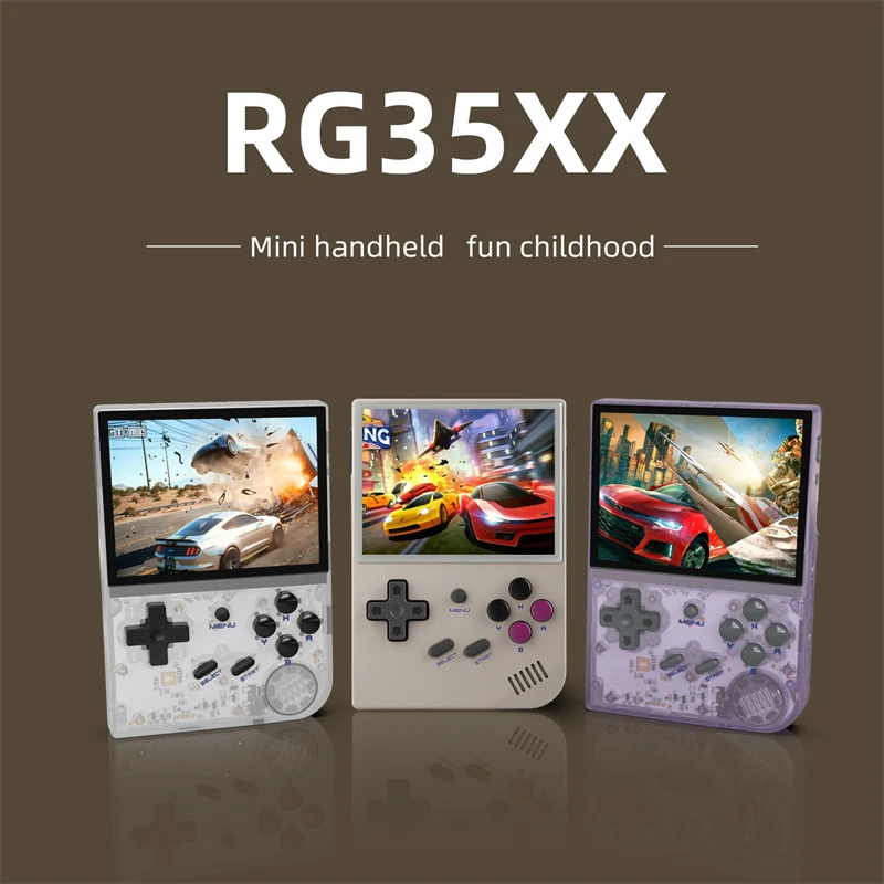 RG35XX Retro Handheld Game Console Linux System 3.5 Inch IPS Screen Cortex-A9 Portable Pocket Video Player 13000 Games 64G 128G