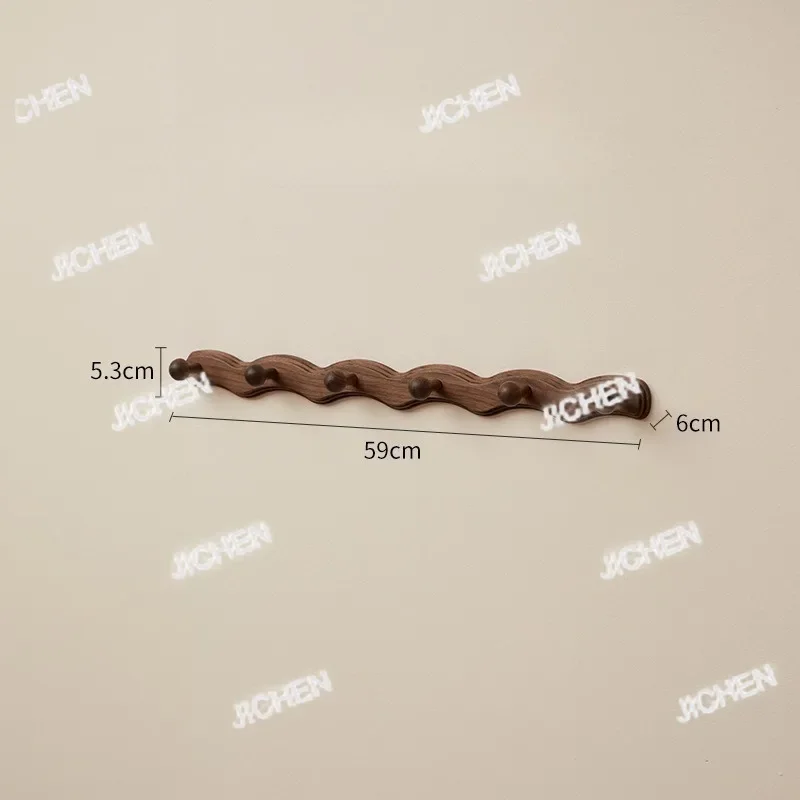 

ZQ вешалки из цельного дерева, гардеробная, вешалка для одежды, креативный однотонный подвесной органайзер, настенный клей, принадлежности для мебели