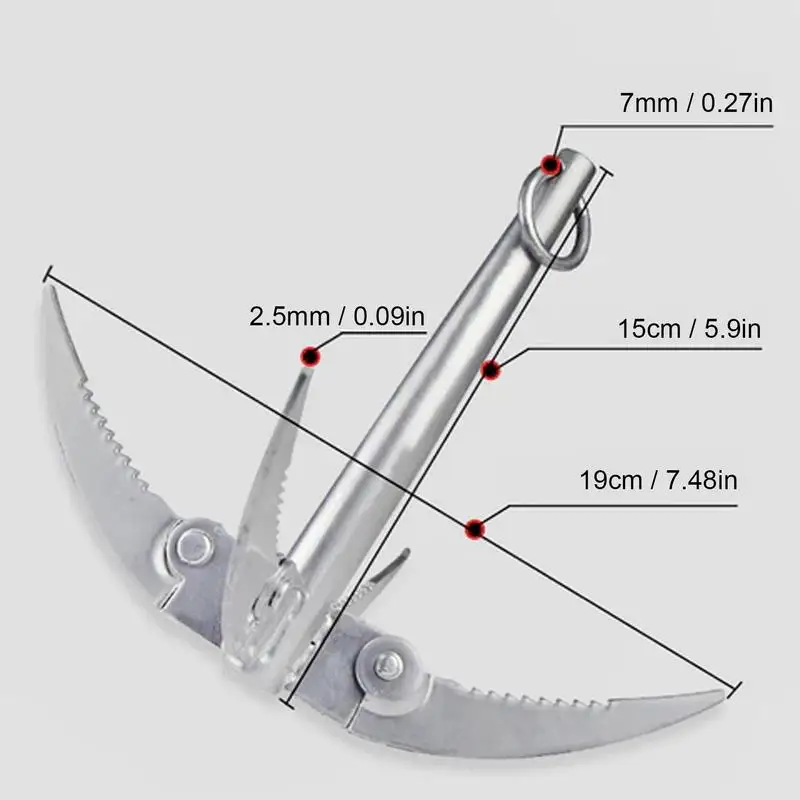 Water Grass Cutter Folding Weed Remover Razor Sturdy Stainless Steel Structure Weed Removal Tool For Lakes Ponds Pools And