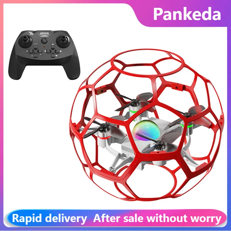 L6 Mini Drone RC Racing Football Drone 3D Full Protection Pressure Altitude Brushless  2.4G Remote Control Quadcopter For Kid