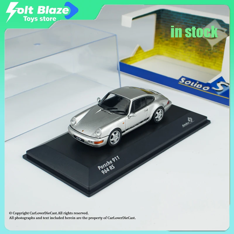 

Модель автомобиля Solido Porsche 964 RS 1994 в масштабе 1/43, коллекционная, для демонстрации, игрушка для мальчиков, подарок